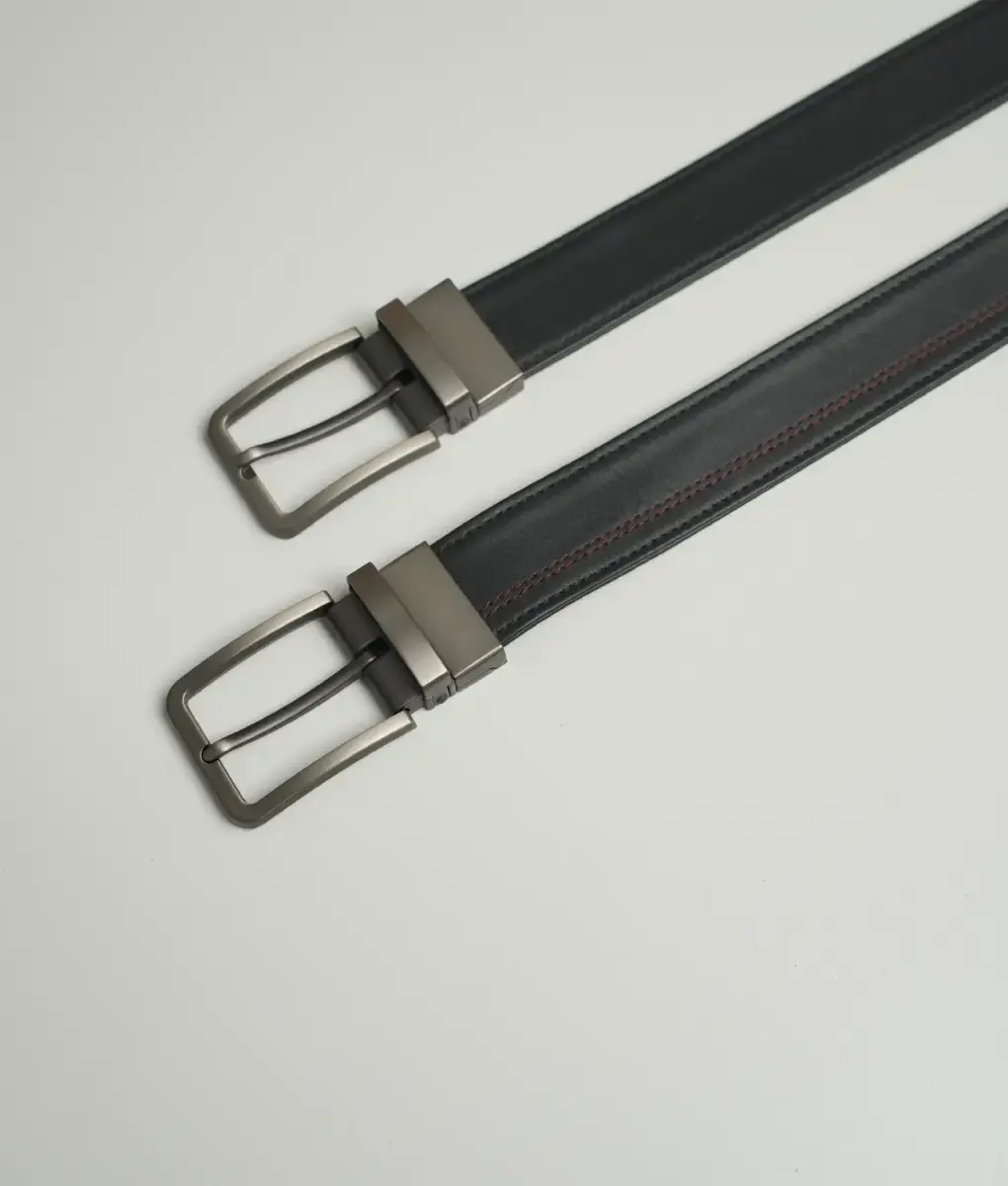 Mens Modren New Black Leather Belt