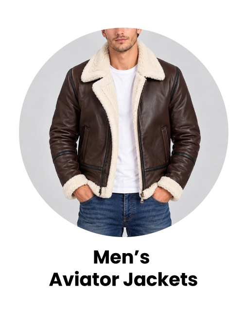 Men's Aviator Leather Jackets