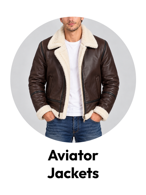 Men's Aviator Leather Jackets