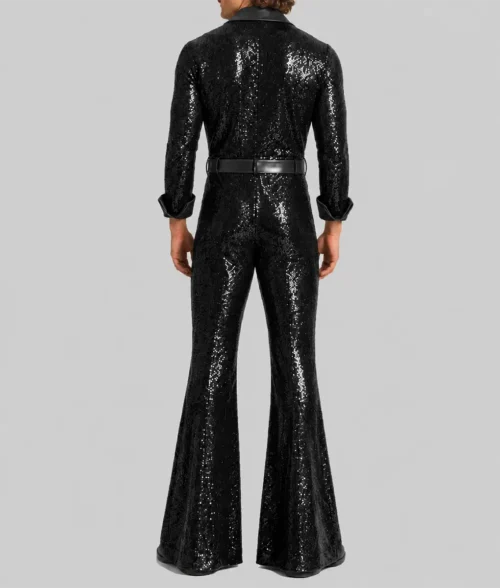 Benson Sequin Black Jumpsuit - Image 3
