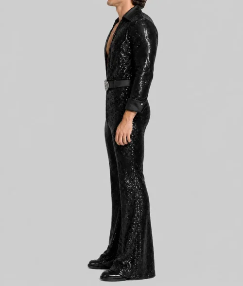 Alternative view of Benson Sequin Black Jumpsuit