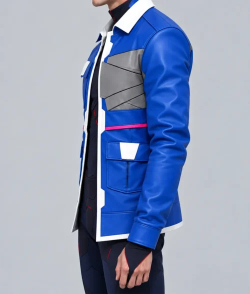 Alternative view of Cyberpunk Edgerunners 2 D Leather Jacket