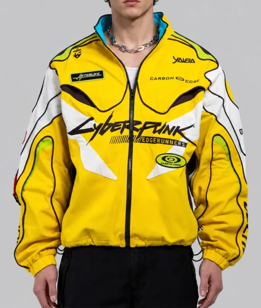 Cyberpunk Edgerunners 2026 Yellow Racing Jacket | TLC
