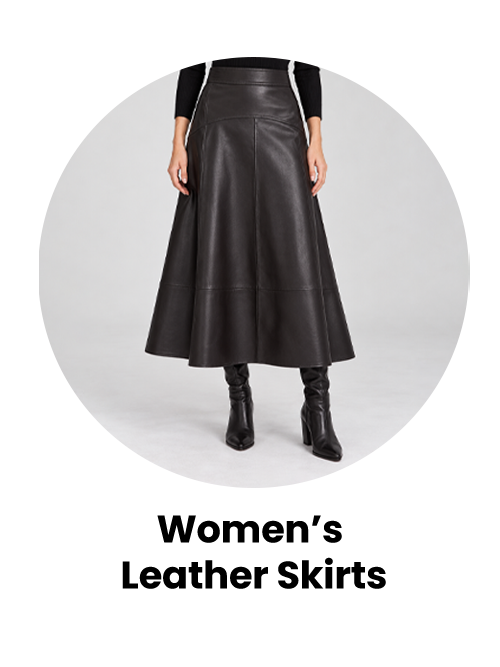 Women's Leather Skirt
