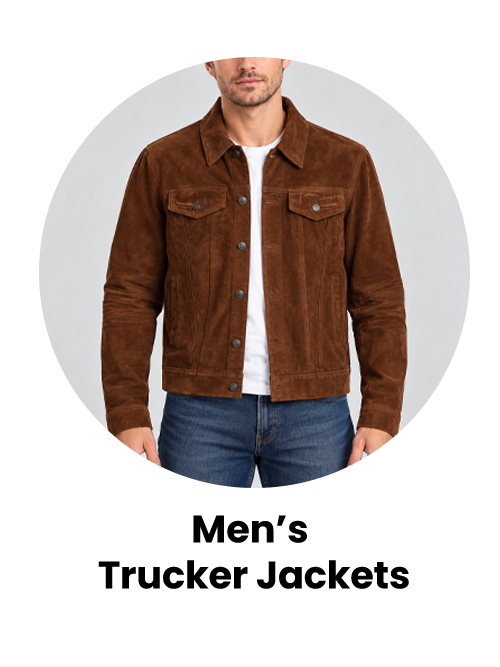 Men's Leather Trucker Jackets