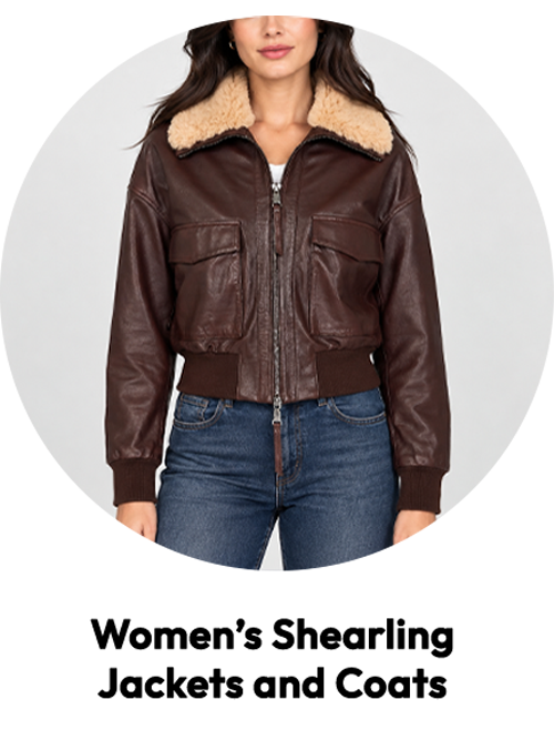 Women's Shearling Coats & Jackets