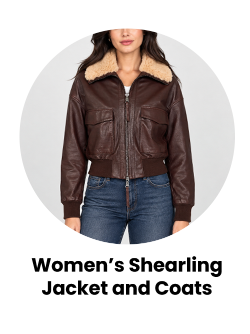 Women's Shearling Coats & Jackets